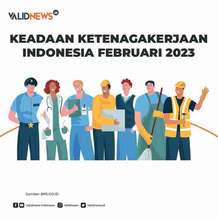 Keadaan Ketenagakerjaan Indonesia Februari 2023