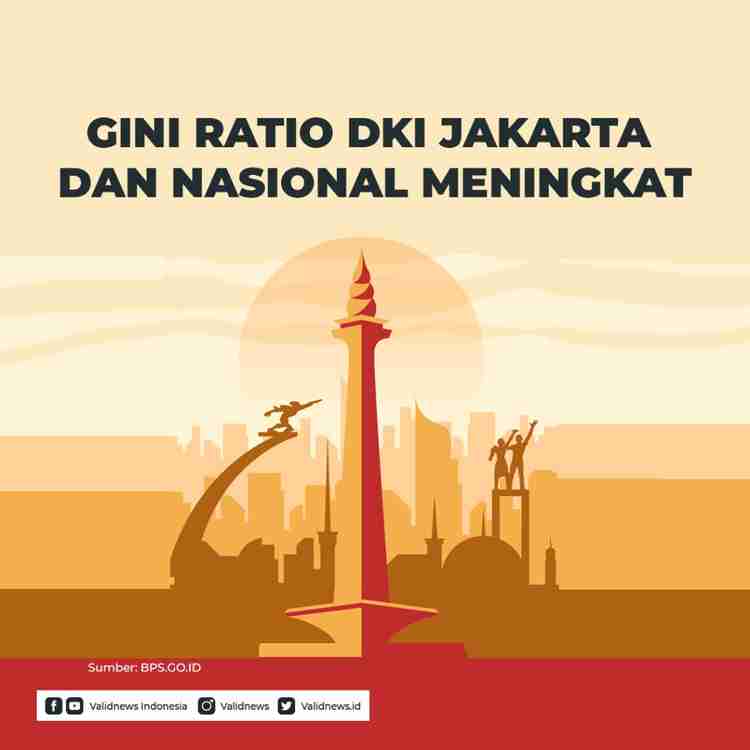 Gini Ratio Dki Jakarta Dan Nasional Meningkat