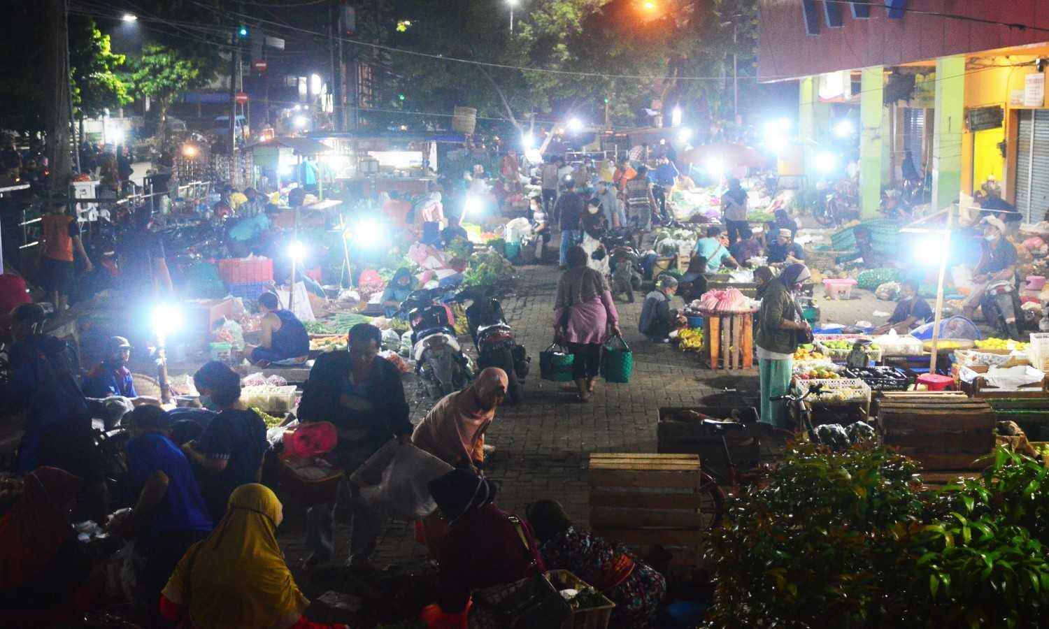 PPKM Level 4, Waktu Operasional Pasar Tradisional Jawa-Bali Bervariasi