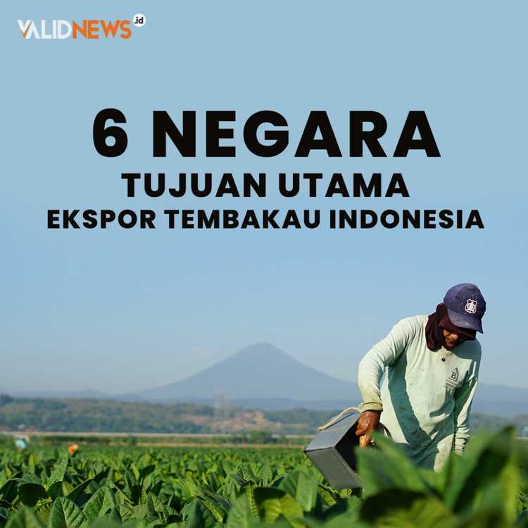 6 NEGARA  TUJUAN UTAMA EKSPOR TEMBAKAU INDONESIA