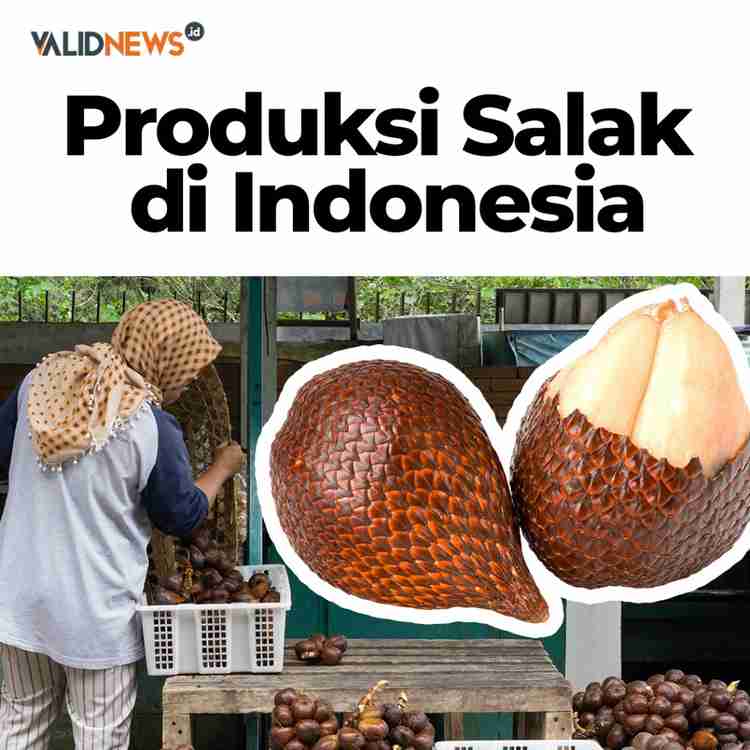 Produksi Salak di Indonesia