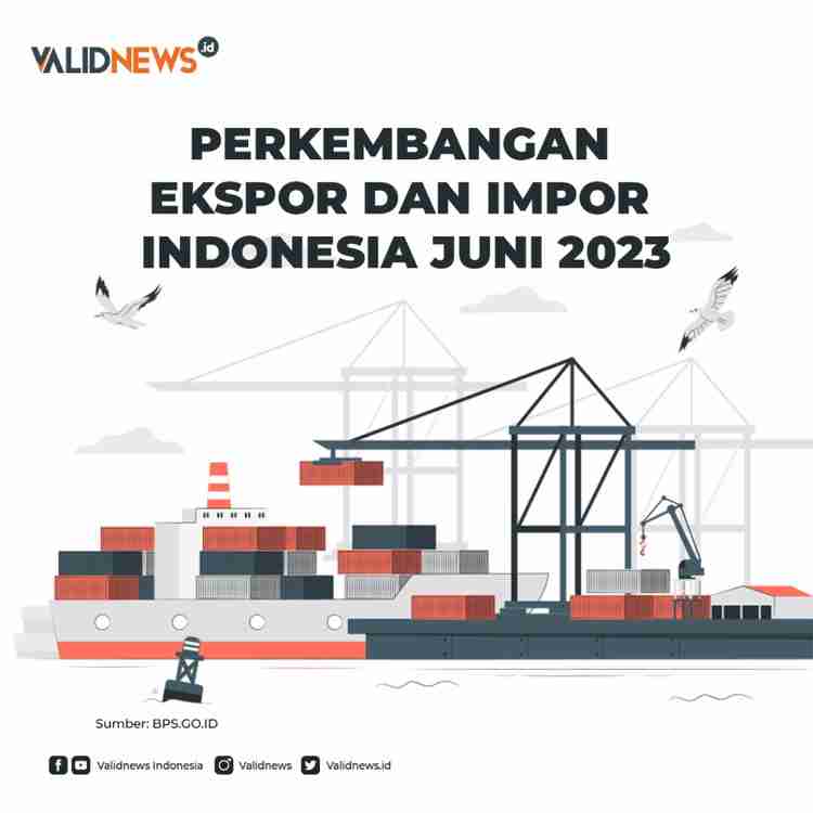 Perkembangan Ekspor Dan Impor Indonesia Juni 2023